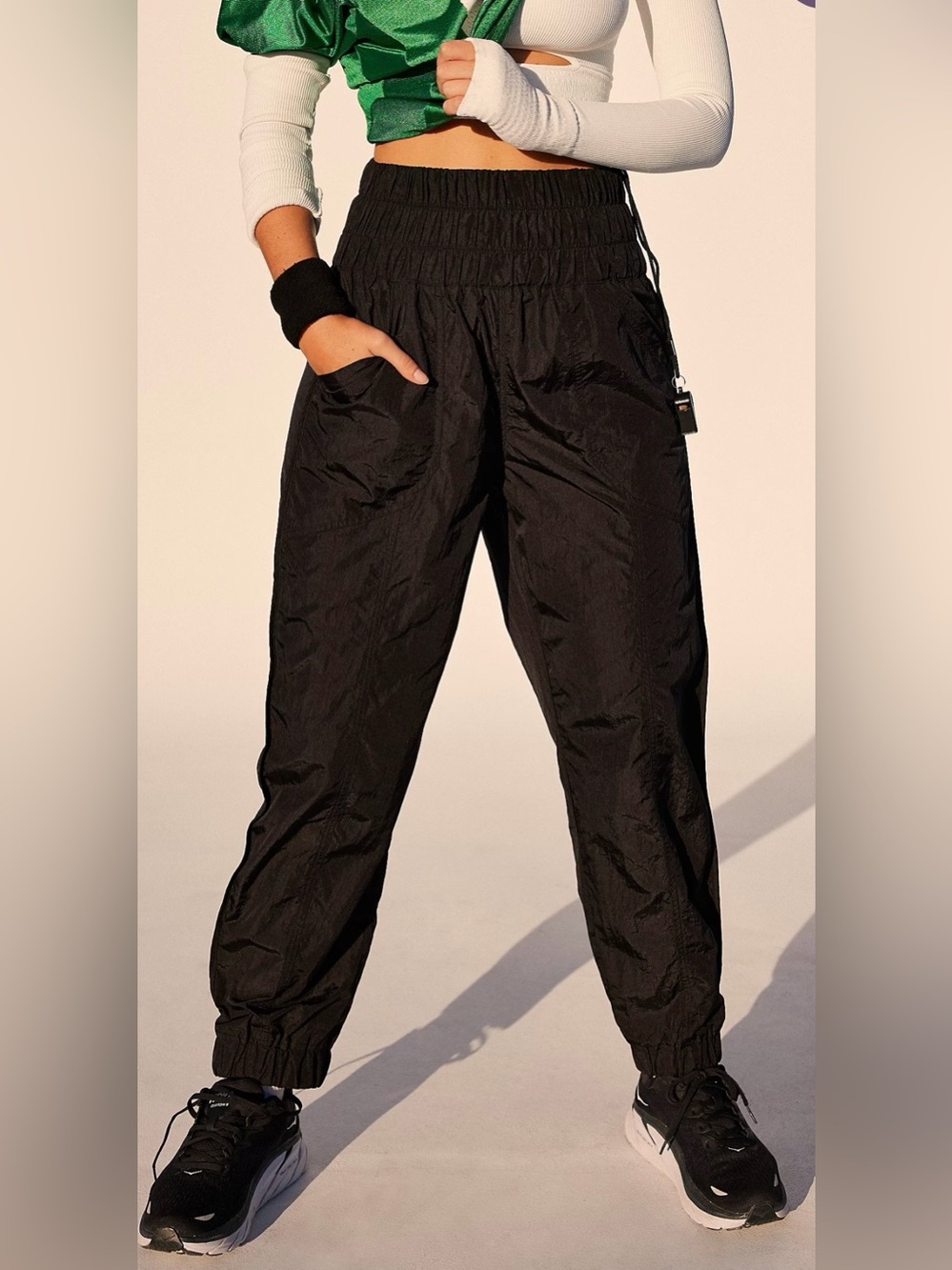 Free People Movement The Way
Home Joggers Womens XS Black
High Waist Nylon
